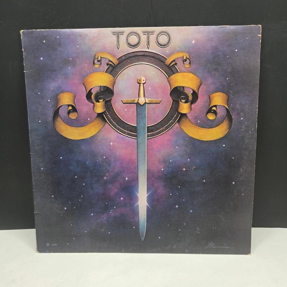 Toto Vinyl LP Self-Titled Debut 1978 JC 35317 Hold The Line Vintage Rock Record